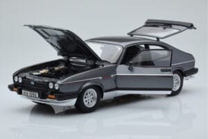 Ford Capri Mk3 2.8 Injection RHD Grafīts Pelēks Norev 1:18 182725 Metāls — attēls 2 no 8