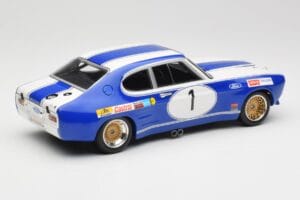 Ford Capri Mk1 RS 2600 #1 D. Glemser Ford Deutschland Winner Brno ETCC 1972 Minichamps 1:18 155728501 Metāls — attēls 2 no 6