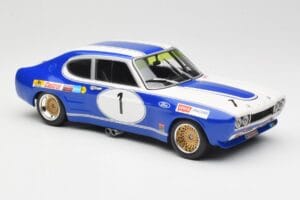 Ford Capri Mk1 RS 2600 #1 D. Glemser Ford Deutschland Winner Brno ETCC 1972 Minichamps 1:18 155728501 Metāls — attēls 4 no 6