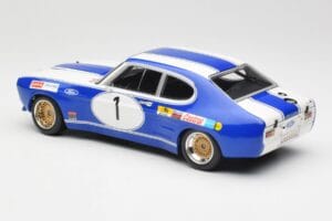 Ford Capri Mk1 RS 2600 #1 D. Glemser Ford Deutschland Winner Brno ETCC 1972 Minichamps 1:18 155728501 Metāls — attēls 5 no 6