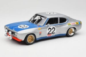 Ford Capri Mk1 RS 2600 #22 Ford Koln D. Glemser / A. Soler-Roig Winners 24 Hours of Spa 1971 Minichamps 1:18 155718522 Metāls