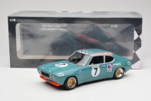 Ford Capri Mk1 RS 2600 #7 J. Stewart / F. Cevert Ford Köln 6 Hours of Paul Ricard 1972 Minichamps 1:18 155728507 Metāls — attēls 6 no 6