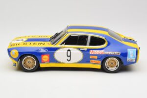 Ford Capri Mk1 RS 2600 #9 K. Fritzinger / H. Heyer Team Europa Möbel 6 Hours of Nürburgring ETCC 1973 Minichamps 1:18 1557385 — attēls 3 no 6