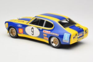 Ford Capri Mk1 RS 2600 #9 K. Fritzinger / H. Heyer Team Europa Möbel 6 Hours of Nürburgring ETCC 1973 Minichamps 1:18 1557385 — attēls 5 no 6