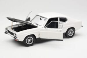 Ford Capri Mk1 RS 2600 Balts Melns Minichamps 1:18 150089078 Metāls — attēls 2 no 8