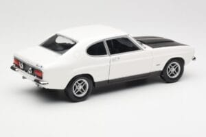 Ford Capri Mk1 RS 2600 Balts Melns Minichamps 1:18 150089078 Metāls — attēls 3 no 8