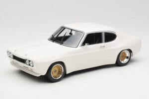 Ford Capri Mk1 RS 2600 Balts Minichamps 1:18 155708500 Metāls