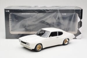 Ford Capri Mk1 RS 2600 Balts Minichamps 1:18 155708500 Metāls — attēls 6 no 6