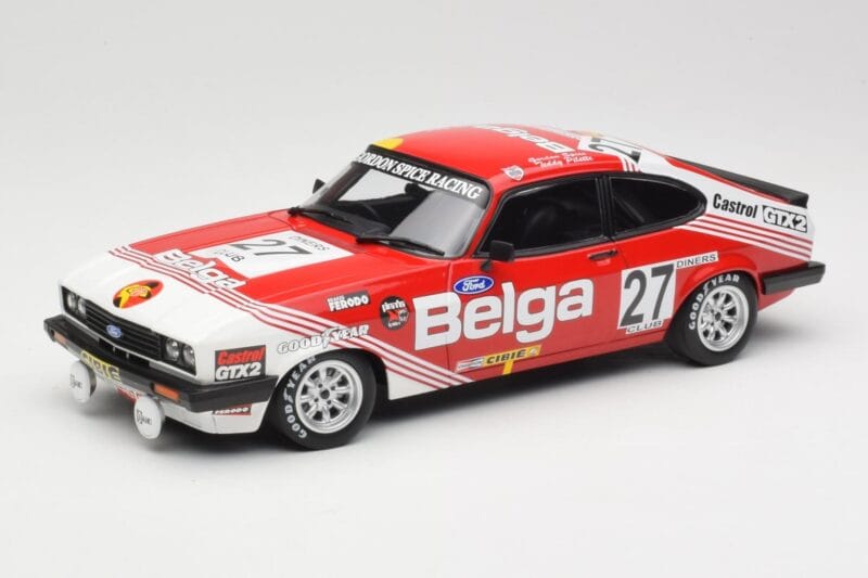 Ford Capri Mk2 3.0 #27 G. Spice / T. Pilette Belga Team Castrol Winners 24 Hours of Spa 1978 Minichamps 1:18 155788627 Metāls