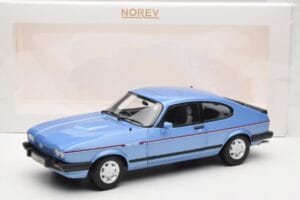 Ford Capri Mk3 2.8 Injection Paris Blue Norev 1:18 182764 Metāls — attēls 8 no 8