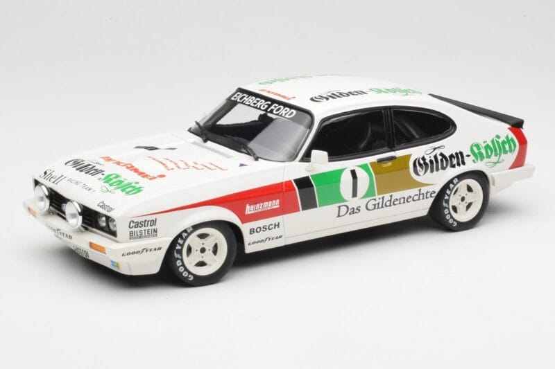 Ford Capri Mk3 3.0S #1 V. Schäfer / K. Rosberg Gilden Kölsch Racing 24 Hours of Nürburgring 1982 Minichamps 1:18 155828601 Me