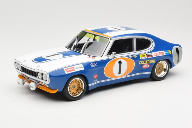 Ford Capri RS2600 Ford Koln #1 D. Glemser / A. Soler-Roig 3rd Place 24 Hours of Spa 1972 Minichamps 1:18 155728511 Metāls