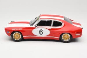 Ford Capri RS2600 Ford Tuning Siegen #6 Weiss / K. Ludwig 6 Hours Nurburgring 1973 Minichamps 1:18 155738506 Metāls — attēls 3 no 6