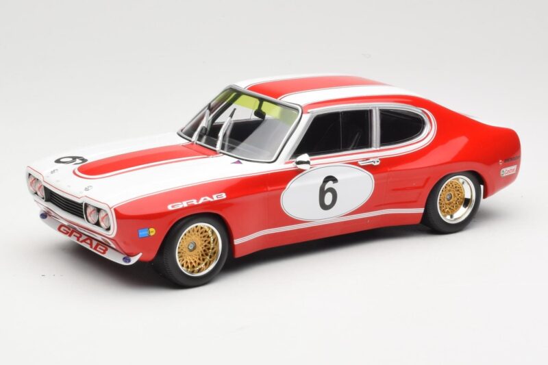 Ford Capri RS2600 Ford Tuning Siegen #6 Weiss / K. Ludwig 6 Hours Nurburgring 1973 Minichamps 1:18 155738506 Metāls