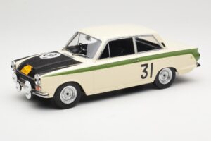 Ford Cortina Lotus #31 J. Ickx / G. Staepelaere Marathon de la Route 1966 MCG 1:18 MCG18436R Metāls