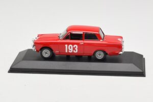 Ford Cortina Mk I #193 Rally Monte Carlo 1963 Minichamps 1:43 400638293 Metāls