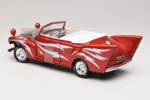 Ford De Luxe Kabriolets Greased Lightning Sarkans Joyride 1:18 33544 Metāls — attēls 4 no 5