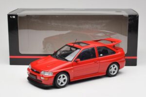 Ford Escort RS Cosworth Radiant Sarkans Minichamps 1:18 150089021 Metāls — attēls 8 no 8
