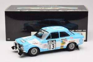 Ford Escort RS1600 #13 T. Makinen RAC Rally Winner 1973 Minichamps 1:18 100738113 Metāls — attēls 8 no 8