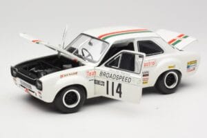 Ford Escort RS1600 #114 J. Fitzpatrick Team Broadspeed Castrol Race of Champions 1971 Minichamps 1:18 100718114 Metāls — attēls 2 no 8