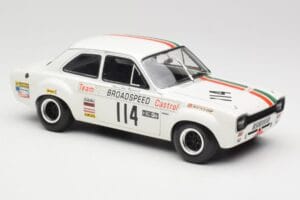 Ford Escort RS1600 #114 J. Fitzpatrick Team Broadspeed Castrol Race of Champions 1971 Minichamps 1:18 100718114 Metāls — attēls 6 no 8