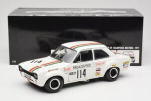 Ford Escort RS1600 #114 J. Fitzpatrick Team Broadspeed Castrol Race of Champions 1971 Minichamps 1:18 100718114 Metāls — attēls 8 no 8