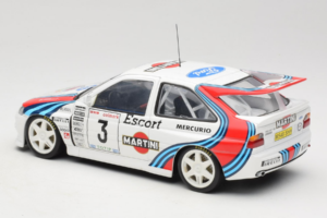 Ford Escort RS Cosworth Martini #3 1000 Miglia 1995 UT Models 1:18 39550 Metāls — attēls 7 no 8