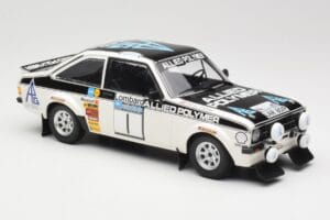 Ford Escort Mk2 RS 1800 #1 T. Mäkinen / H. Liddon Allied Polymer Group Winners Lombard RAC Rally 1975 Minichamps 1:18 1557587 — attēls 4 no 6