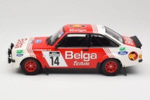 Ford Escort Mk2 RS 1800 #14 Droogmans / Joosten Belga 3rd Place Lotto Haspengouw Rally 1983 Minichamps 1:18 155838714 Metāls — attēls 3 no 6