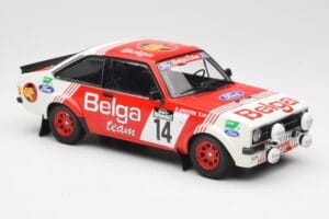 Ford Escort Mk2 RS 1800 #14 Droogmans / Joosten Belga 3rd Place Lotto Haspengouw Rally 1983 Minichamps 1:18 155838714 Metāls — attēls 4 no 6