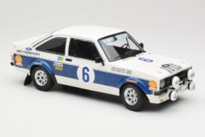 Ford Escort Mk2 RS 1800 #6 B. Waldegård / H-T. Thorszelius Ford Motor Co Winners Acropolis Rally 1977 Minichamps 1:18 1557787 — attēls 4 no 6