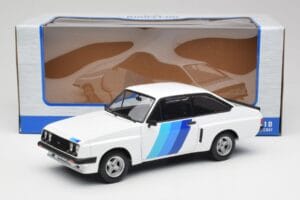 Ford Escort Mk2 RS 2000 X-Pack Diamond Balts & Zils Decor MCG 1:18 MCG18351 Metāls — attēls 6 no 6