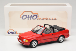 Ford Escort Mk4 XR3i Kabriolets Flamenco Red Otto 1:18 OT1254 Sveķi — attēls 6 no 6