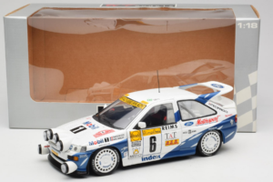Ford Escort RS Cosworth Mobil 1 #6 F. Delecour / D. Grataloup Rally Monte Carlo Night Version Winner 1994 UT Models 1:18 3945 — attēls 8 no 8