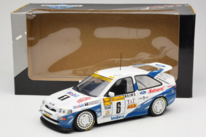 Ford Escort RS Cosworth Mobil 1 #6 F. Delecour / D. Grataloup Rally Monte Carlo Winner 1994 UT Models 1:18 180948106 Metāls — attēls 8 no 8
