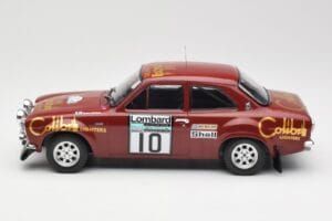 Ford Escort RS 1600 Mk1 #10 H. Mikkola / J. Davenport RAC Rally 1974 IXO 1:18 18RMC047C Metāls — attēls 3 no 6