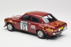 Ford Escort RS 1600 Mk1 #10 H. Mikkola / J. Davenport RAC Rally 1974 IXO 1:18 18RMC047C Metāls — attēls 5 no 6