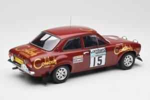 Ford Escort RS 1600 Mk1 #15 M. Alen / I. Kivimäki RAC Rally 1974 IXO 1:18 18RMC047B Metāls — attēls 2 no 6