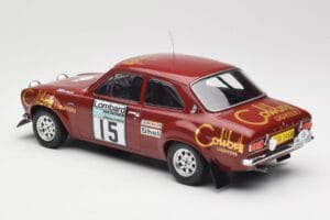 Ford Escort RS 1600 Mk1 #15 M. Alen / I. Kivimäki RAC Rally 1974 IXO 1:18 18RMC047B Metāls — attēls 5 no 6