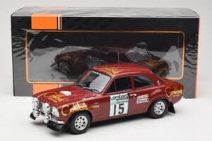 Ford Escort RS 1600 Mk1 #15 M. Alen / I. Kivimäki RAC Rally 1974 IXO 1:18 18RMC047B Metāls — attēls 6 no 6