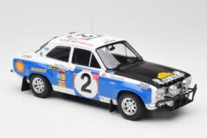 Ford Escort RS 1600 Mk1 #2 R. Clark / J. Porter Safari Rally 1973 IXO 1:18 18RMC075A Metāls — attēls 4 no 6