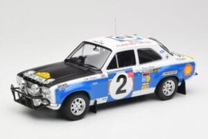 Ford Escort RS 1600 Mk1 #2 R. Clark / J. Porter Safari Rally 1973 IXO 1:18 18RMC075A Metāls