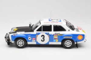 Ford Escort RS 1600 Mk1 #3 V. Preston Jr. / B. Smith Safari Rally 1973 IXO 1:18 18RMC075B Metāls — attēls 3 no 6