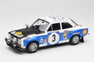 Ford Escort RS 1600 Mk1 #3 V. Preston Jr. / B. Smith Safari Rally 1973 IXO 1:18 18RMC075B Metāls