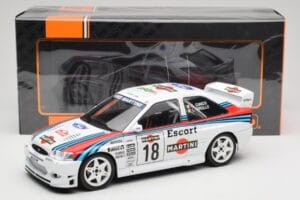 Ford Escort WRC Martini Racing #18 G. Cunico / G. Pirollo Rally San Remo 1998 IXO 1:18 18RMC171A Metāls — attēls 6 no 6
