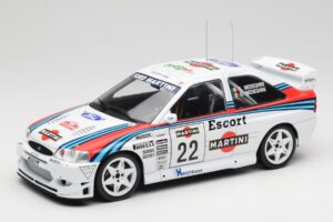 Ford Escort WRC Martini Racing #22 A. Medeghini / B. Medeghini Rally San Remo 1998 IXO 1:18 18RMC171B Metāls