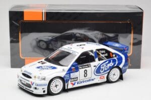 Ford Escort WRC #8 B. Thiry / S. Prevot RAC Rally 1998 IXO 1:18 18RMC170B Metāls — attēls 6 no 6
