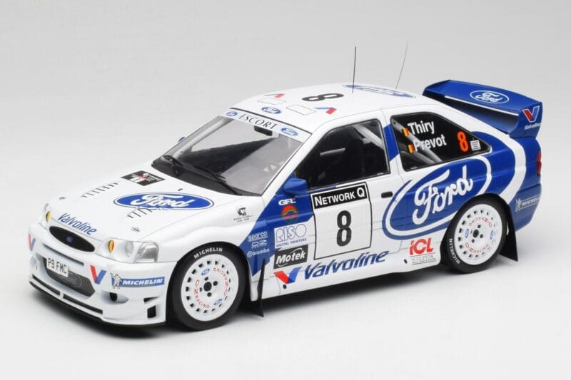 Ford Escort WRC #8 B. Thiry / S. Prevot RAC Rally 1998 IXO 1:18 18RMC170B Metāls