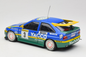 Ford Escort #3 Yacco L. Bernardini / B. Occelli Rally Monte Carlo Winners 1996 UT Models 1:18 180968203-R1 Metāls — attēls 7 no 8
