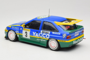 Ford Escort #3 Yacoo P. Bernardini / B. Occelli Rally Monte Carlo 1996 Winner UT Models 1:18 180968203 Metāls — attēls 7 no 8